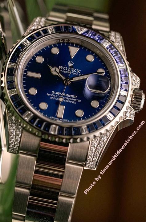 rolex mens submariner ss and gold white diamonds and ruby|Rolex Submariner best price uk.